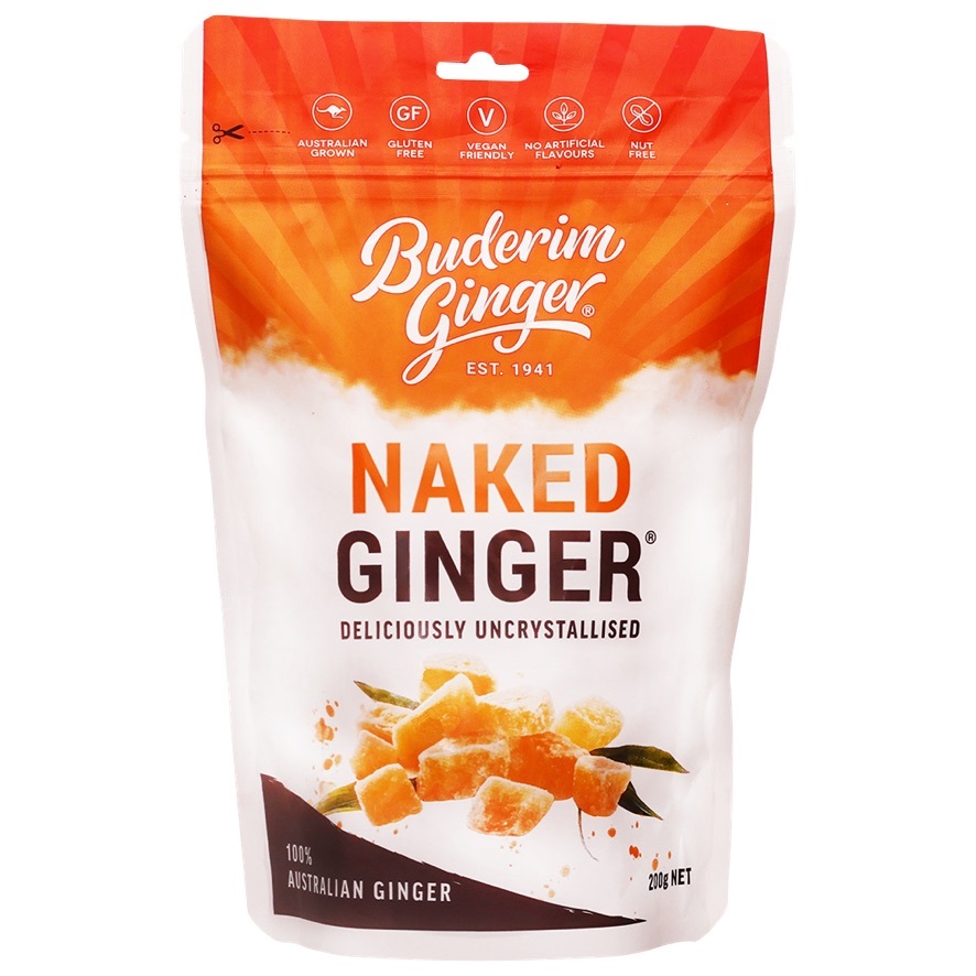 Buderim Naked Ginger Uncrystallised Buderim Ginger