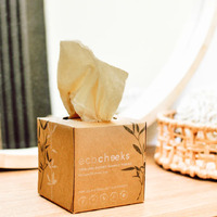 Eco Cheeks Bamboo Tissues - Unbleached & Hypoallergenic