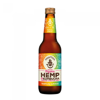 Wild One Happy Hippie Tropical Sunrise Organic Hemp Boosted Kombucha 330ml