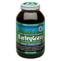 Green Nutritionals Aust Organic BarleyGrass Powder 200g