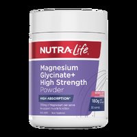 NutraLife Magnesium Glycinate+ High Strength Powder 180g