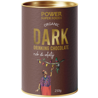 Power Super Foods Dark Drinking Chocolate Certified Organic 250g