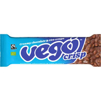 Vego Crisp Chocolate Bar Creamy Chocolate & Rice Crisps