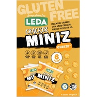 Leda Miniz Cheeze Crackers Multipack G/F 150g 