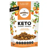 The Monday Food Co. Keto Gourmet Granola Orange Infused Crunchy Macadamia 800g