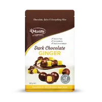 Morlife Dark Chocolate Ginger 125g