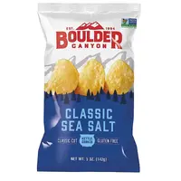 Boulder Canyon Kettle Cooked Potato Chips Classic Sea Salt 142g