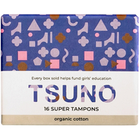 Tsuno Organic Cotton Tampons 16 Super